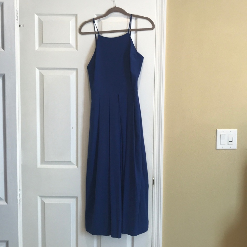 1 State Dark Blue Pants Dress w/Pockets